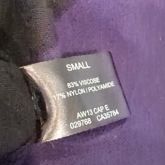 Windsmoor Color Block Sweater Cropped Sleeve Lightweight Tunic Size Small Purple - Picture 8 of 10